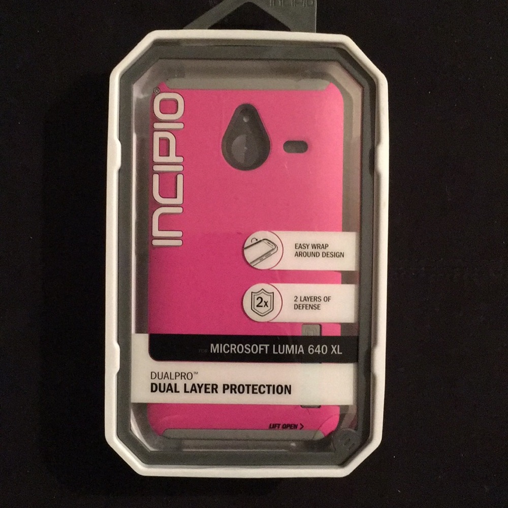 Pink& gray Microsoft Lumia 640 XL phone case